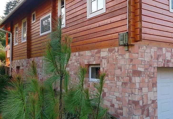 облицовка фасадов гибким камнем <br>